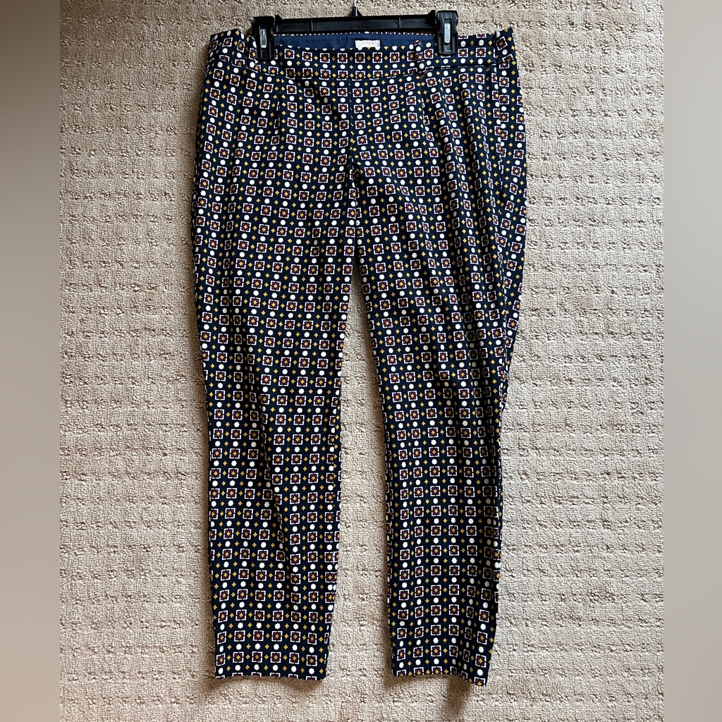 J Crew Patterned Capris